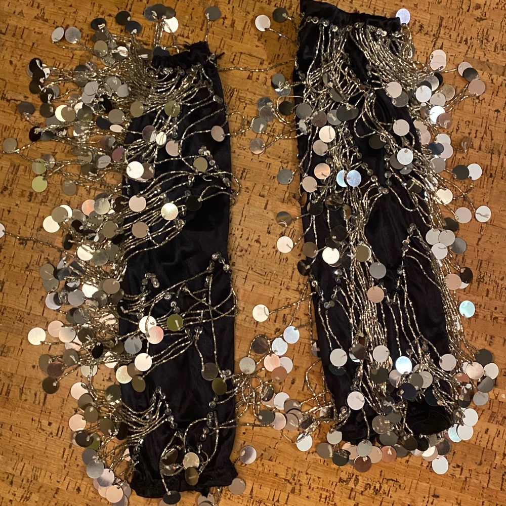 Vintage burlesque or belly dance sleeves